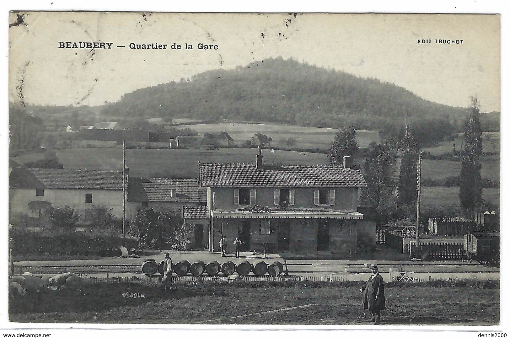 BEAUBERY (71) - Quartier De La Gare - Ed. Truchot - Sonstige & Ohne Zuordnung