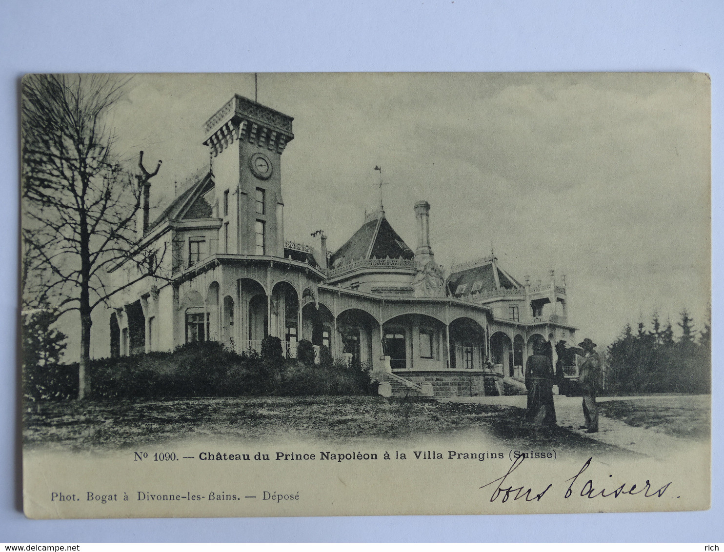 CPA  SUISSE - Château Du Prince Napoléon à La Villa Prangins (petite Déchirure) - Prangins