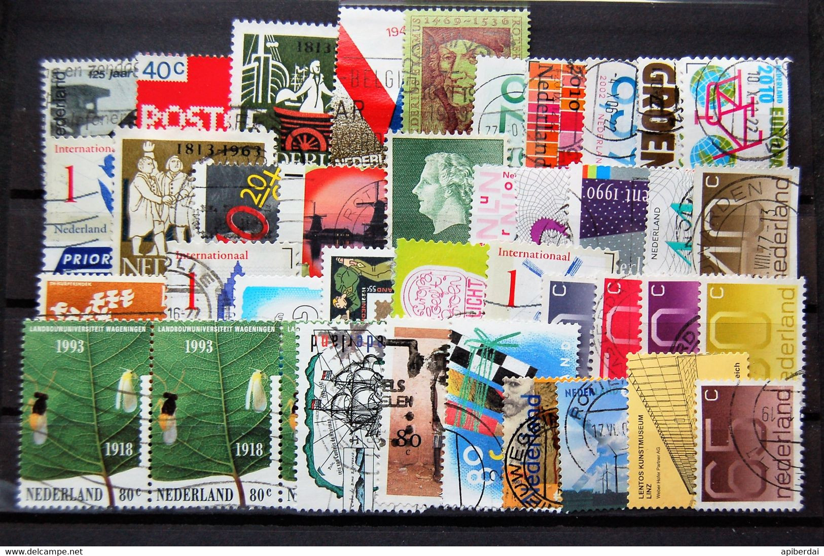 Nederland Pays Bas - Small Batch Of 40 Stamps Used XXVII - Colecciones Completas