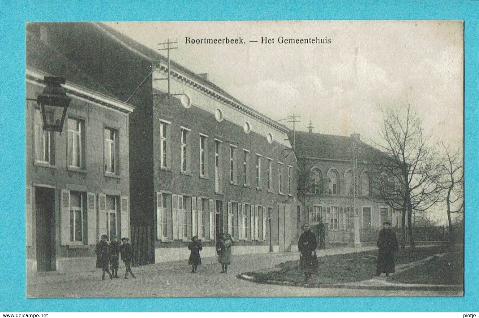 * Boortmeerbeek (Vlaams Brabant) * (Photo Torps, Muysen) Het Gemeentehuis, Animée, Hotel De Ville, Rathaus, TOP, Rare - Boortmeerbeek