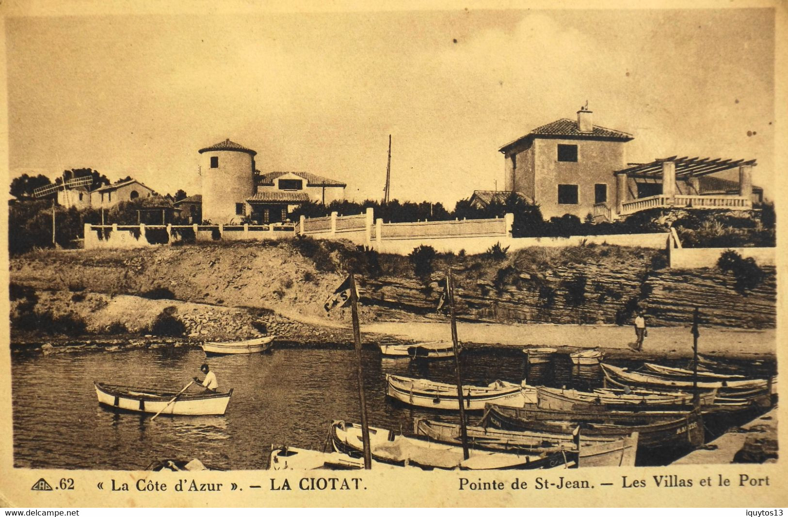 CPA. - [13] Bouches-du-Rhône > LA CIOTAT > Pointe St-Jean - Les Villas Et Le Port - BE - La Ciotat