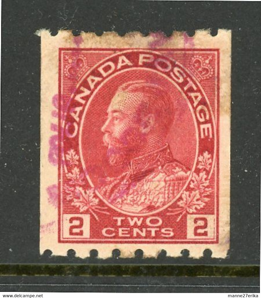 Canada USED 1913 King George V "Admiral" Coil Stamp - Andere & Zonder Classificatie