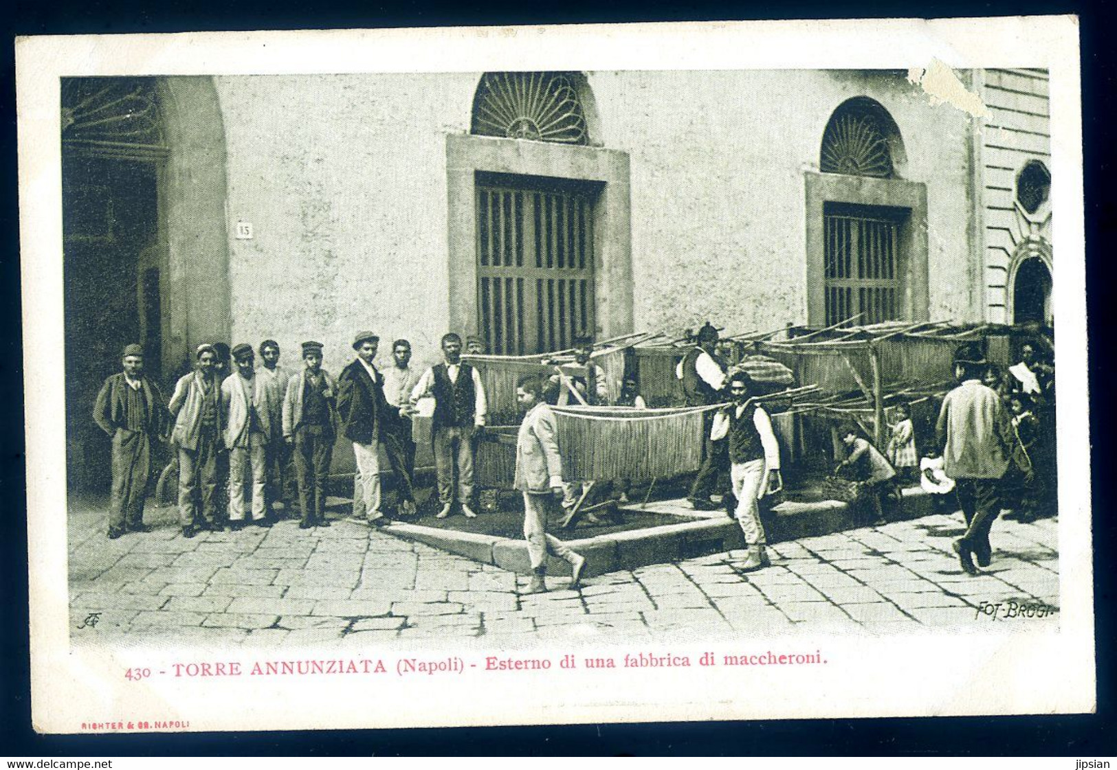 Cpa D' Italie  Torre Annunziata  - Napoli - Esterno Di Una Fabbrica Di Maccheroni    FEV22-80 - Torre Annunziata