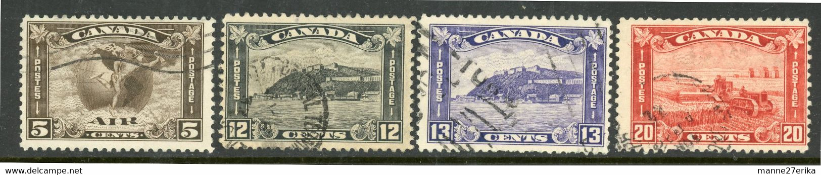 Canada USED 1928 Air Mail Stamp Etc. - Other & Unclassified