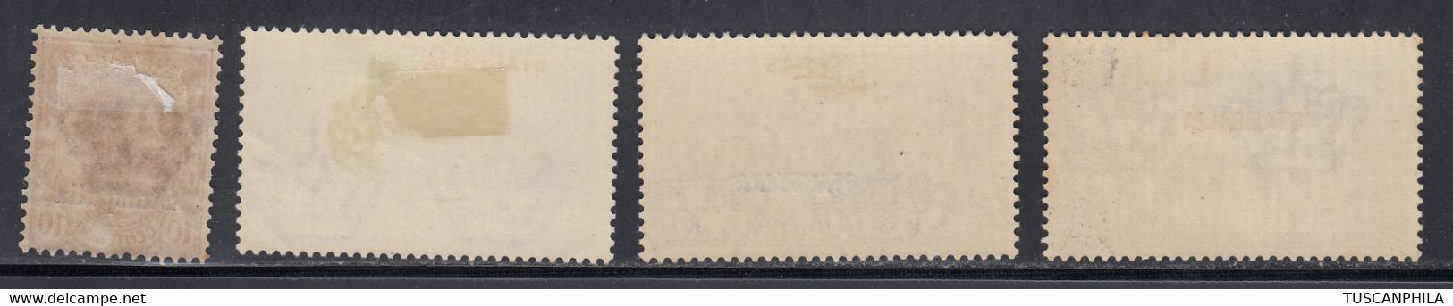 Insieme Di 4 Valori Sass. MNH** MH* Cv 156 - Egée (Stampalia)