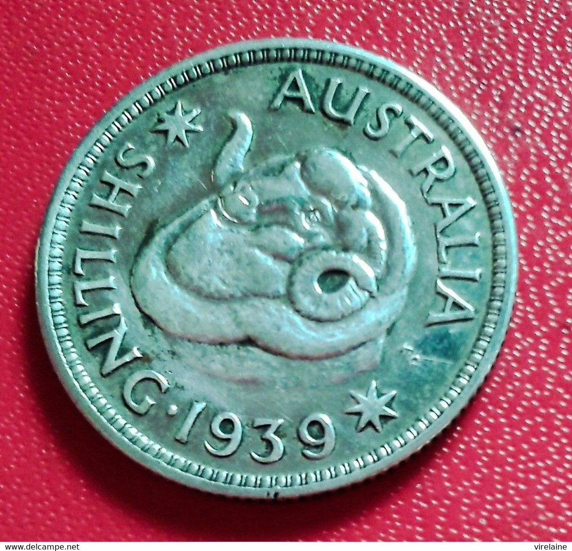 AUSTRALIE  SHILLING 1939 ARGENT      N°79 D - Shilling