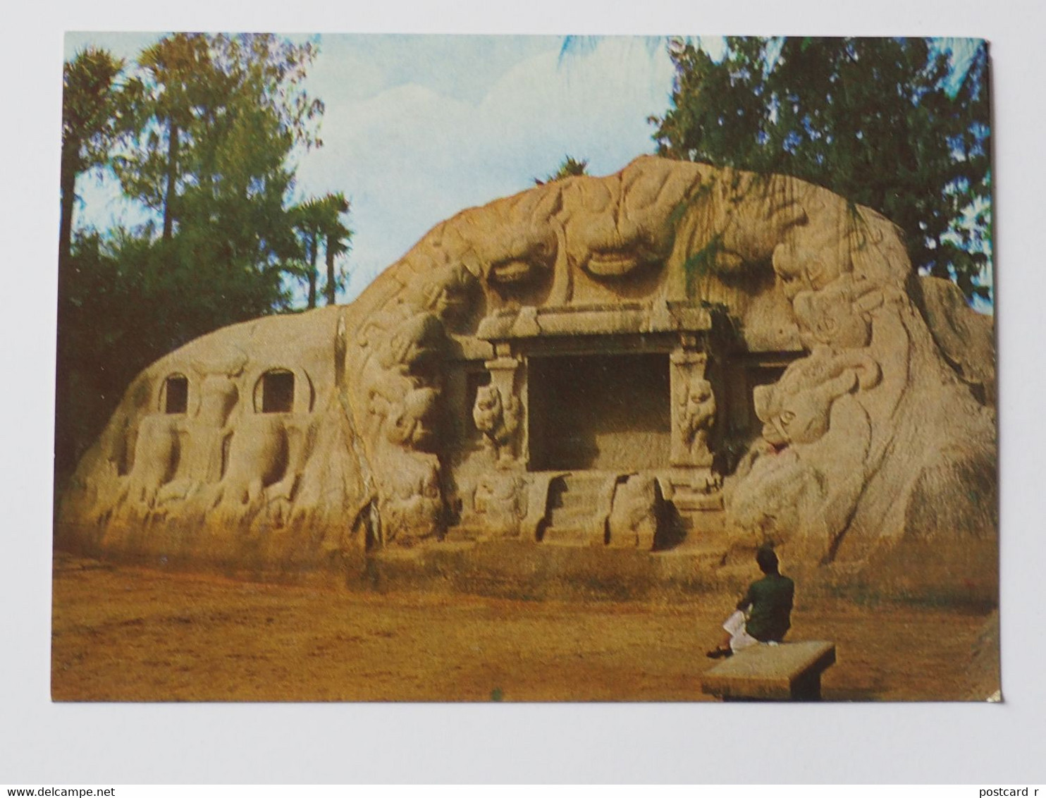 India Mahabalipuram  Tiger Cave  A 221 - Inde