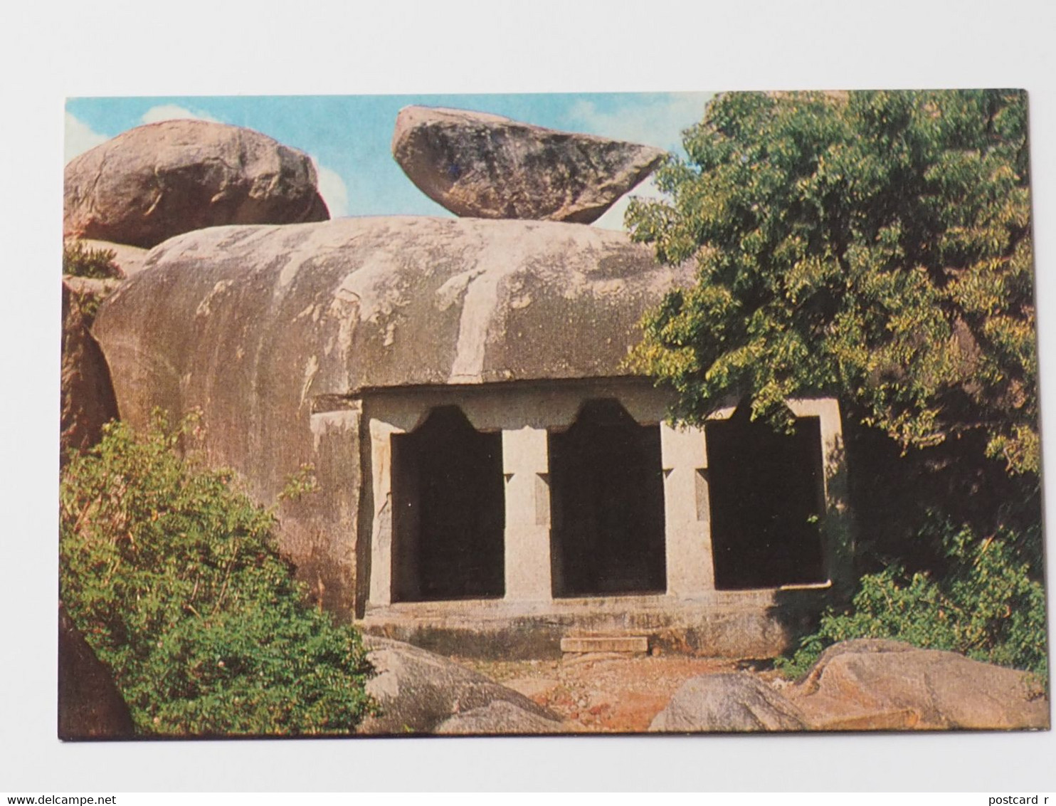 India Mahabalipuram  Dharmaraja  Mandapam  A 221 - India