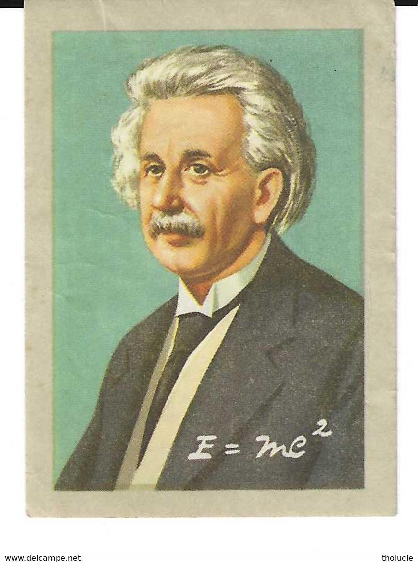 Chocolat Jacques-+/-1960-Albert Einstein-1879-1955-Physicien Et Mathématicien-Théorie De La Relativité-Prix Nobel 1921 - Jacques