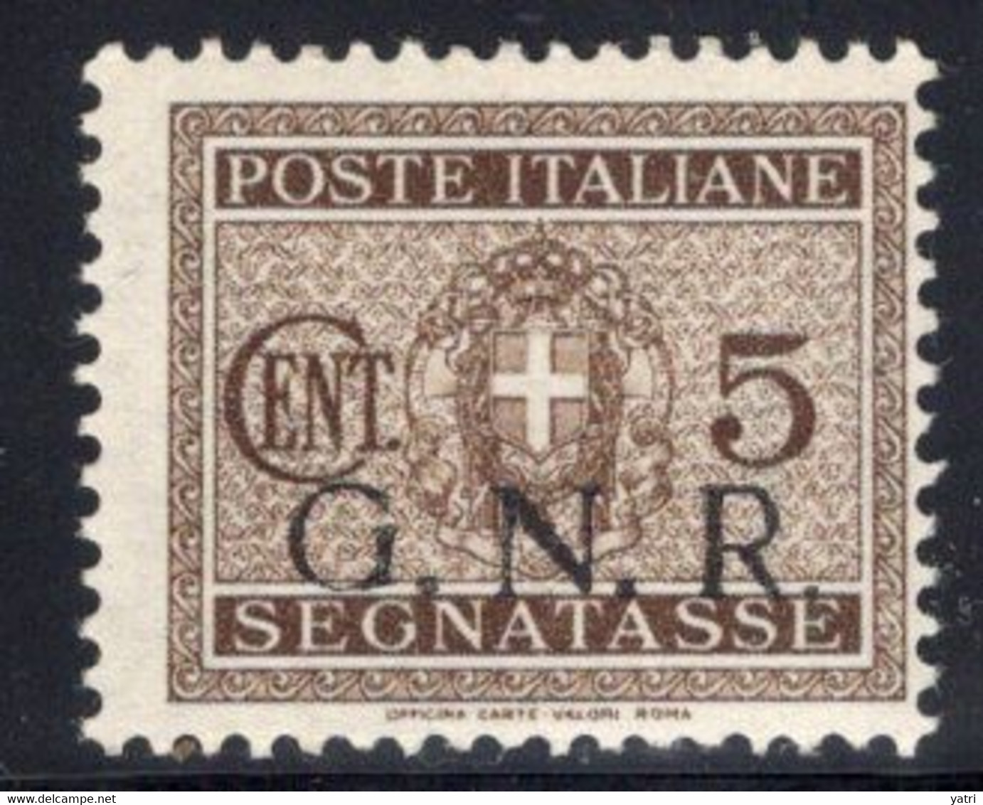 Repubblica Sociale - Segnatasse 5 Cent. GNR Brescia ** MNH - Impuestos