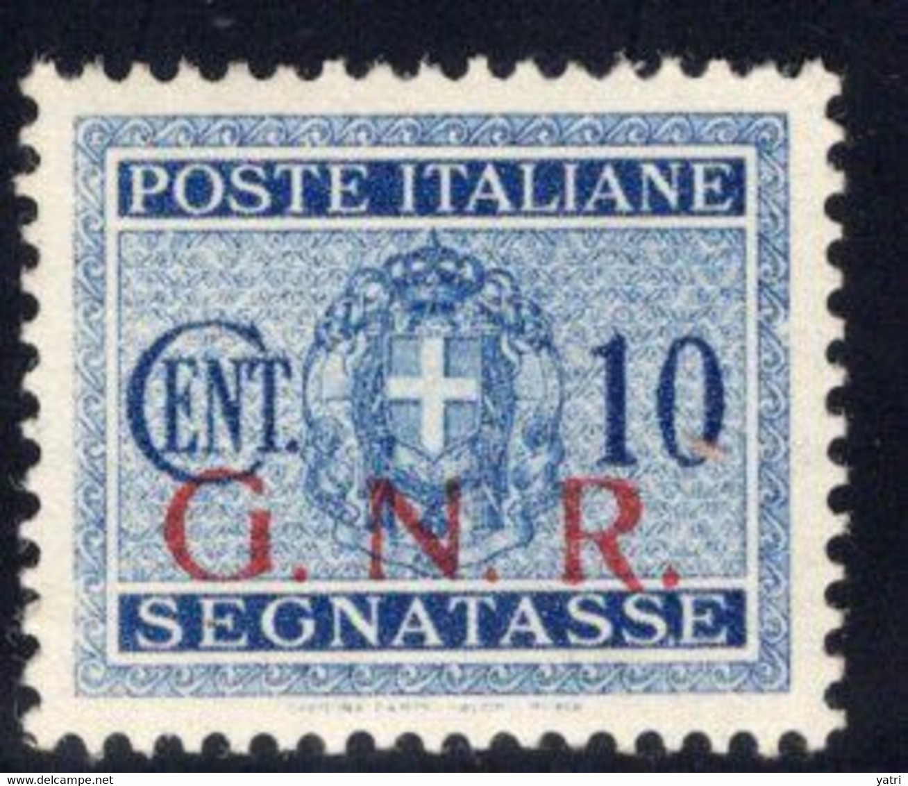 Repubblica Sociale - Segnatasse 10 Cent. GNR Brescia ** MNH - Portomarken