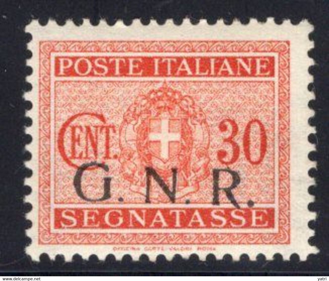 Repubblica Sociale - Segnatasse 30 Cent. GNR Brescia ** MNH - Strafport