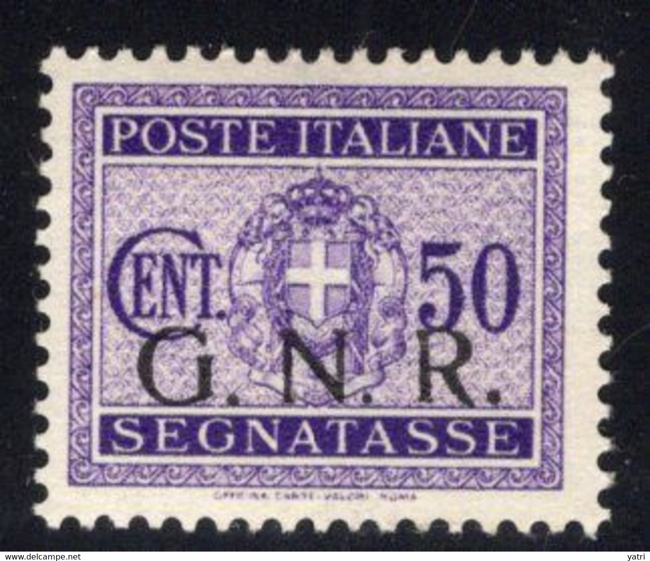 Repubblica Sociale - Segnatasse 50 Cent. GNR Brescia ** MNH - Portomarken