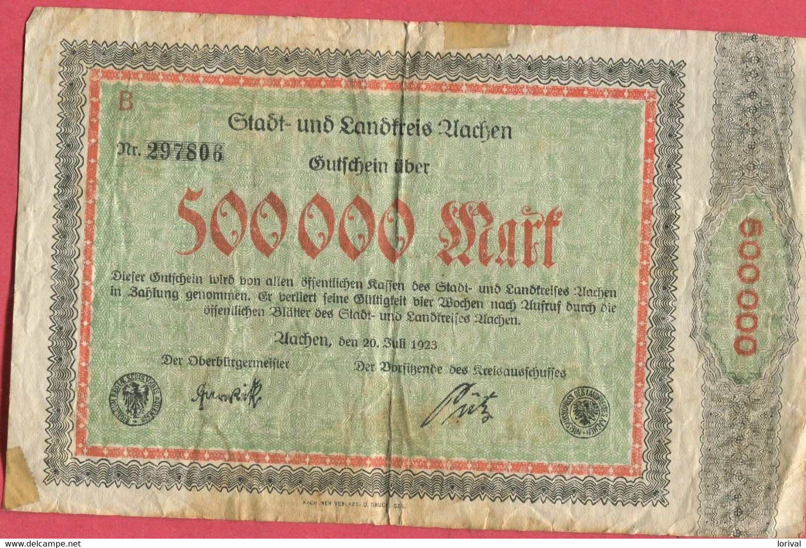 500 000 20/06/23  5 Euros - Sin Clasificación