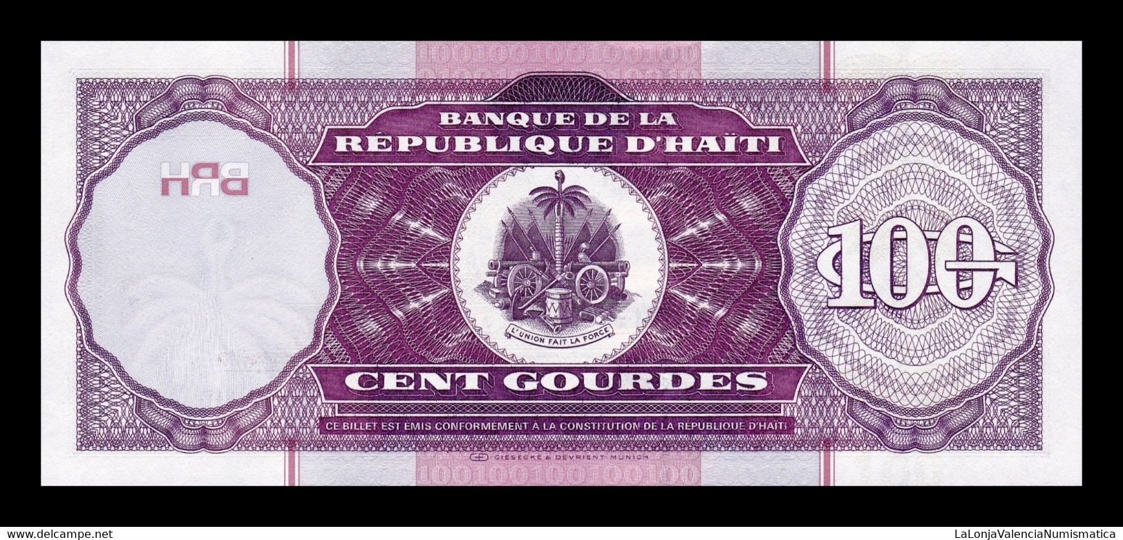 Haití 100 Gourdes Henri Christophe 2000 Pick 268 Sc Unc - Haïti