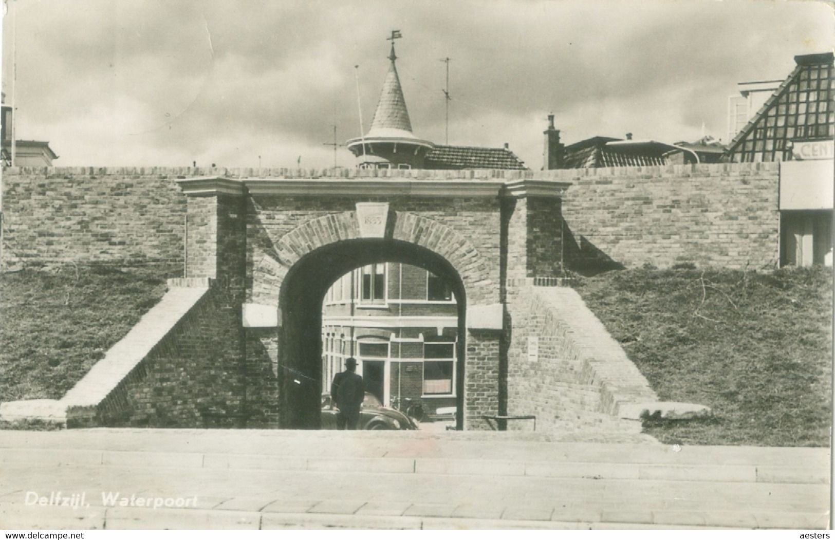 Delfzijl; Waterpoort - Gelopen. (D.A. Drogisterij - Delfzijl) - Delfzijl