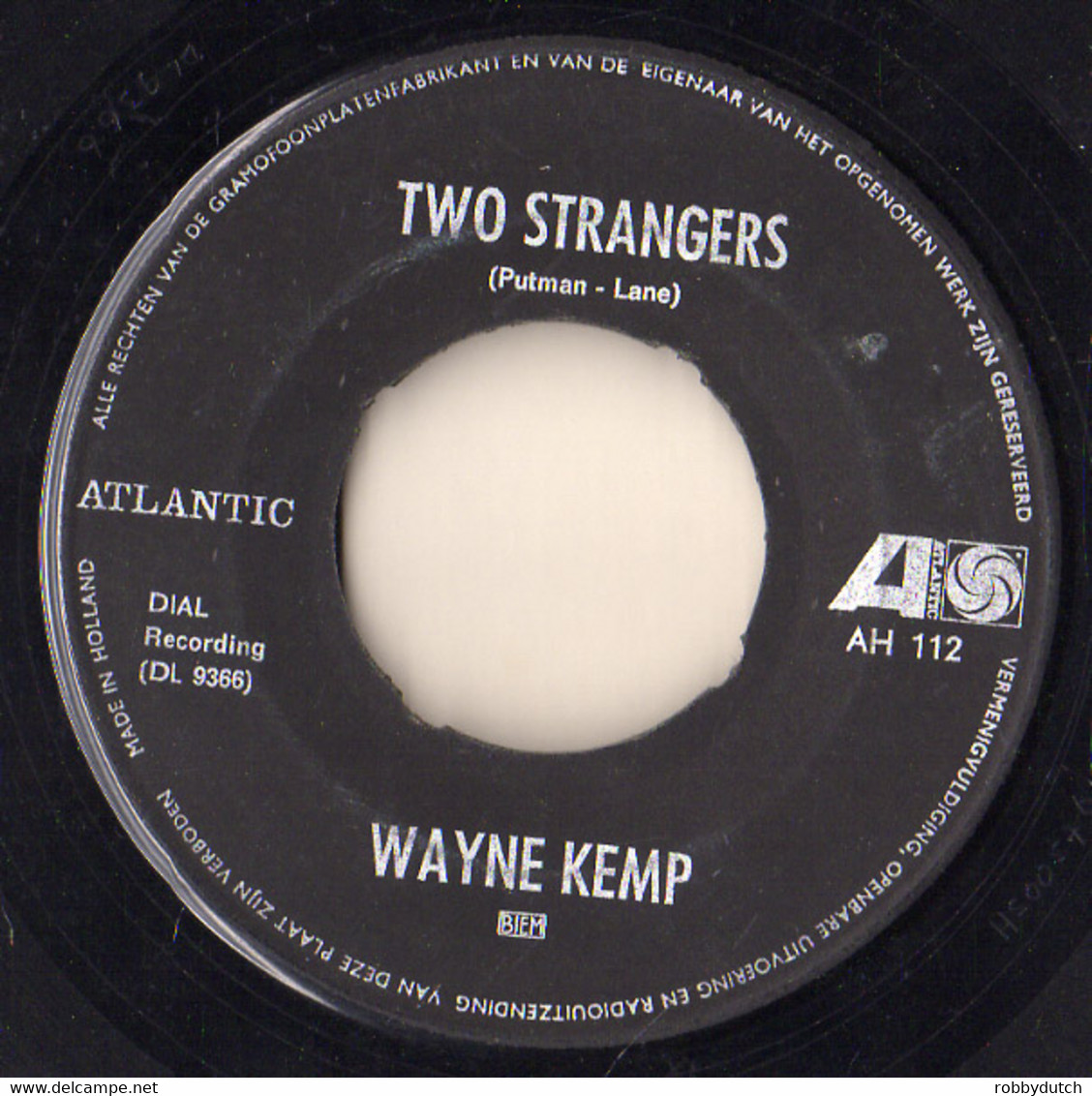 * 7" * WAYNE KEMP - BIG NEWS (Holland 1965) - Country En Folk