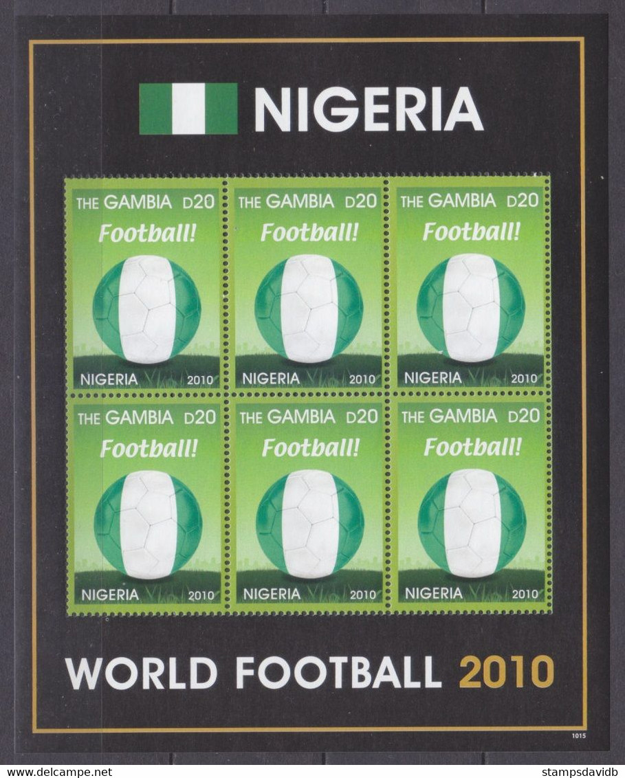 2010 Gambia 6236KL 2010 FIFA World Cup In South Africa - Nigeria 9,00 € - 2010 – South Africa