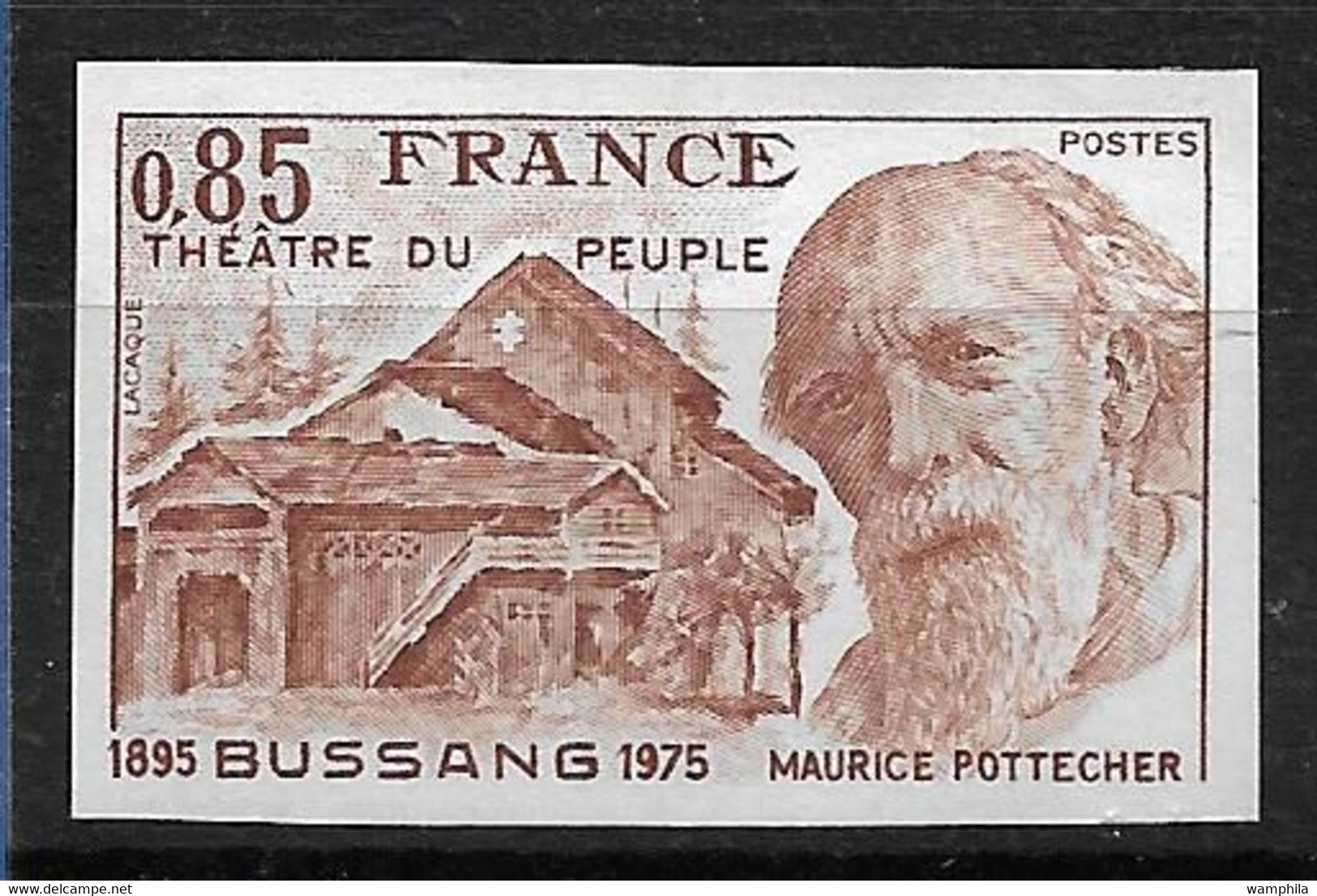 France N°1846** Essai Non Dentelé, Théâtre Du Peuple De Bussang. - Autres & Non Classés