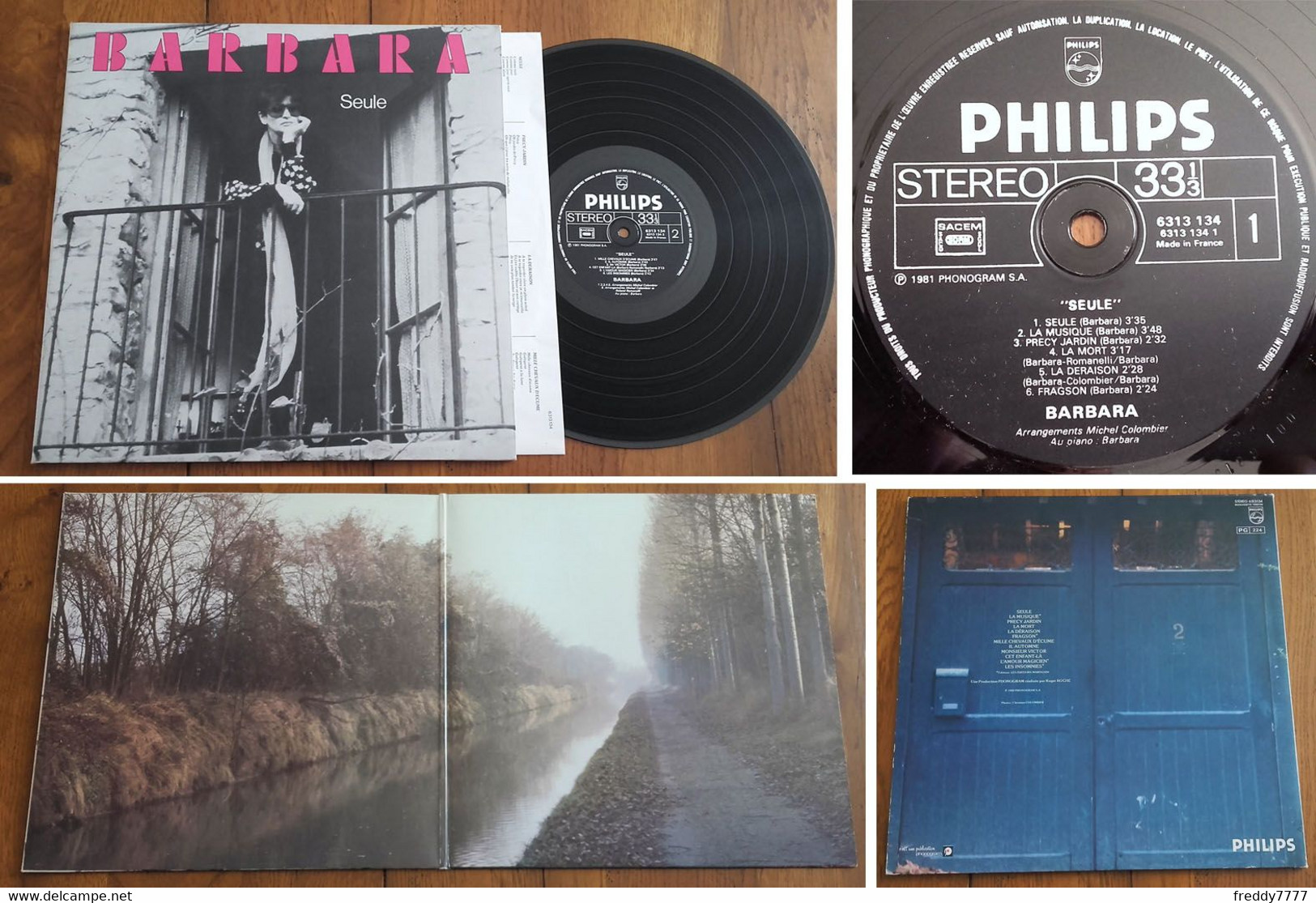 RARE French LP 33t RPM (12") BARBARA (Gatefold P/s, 1981) - Ediciones De Colección