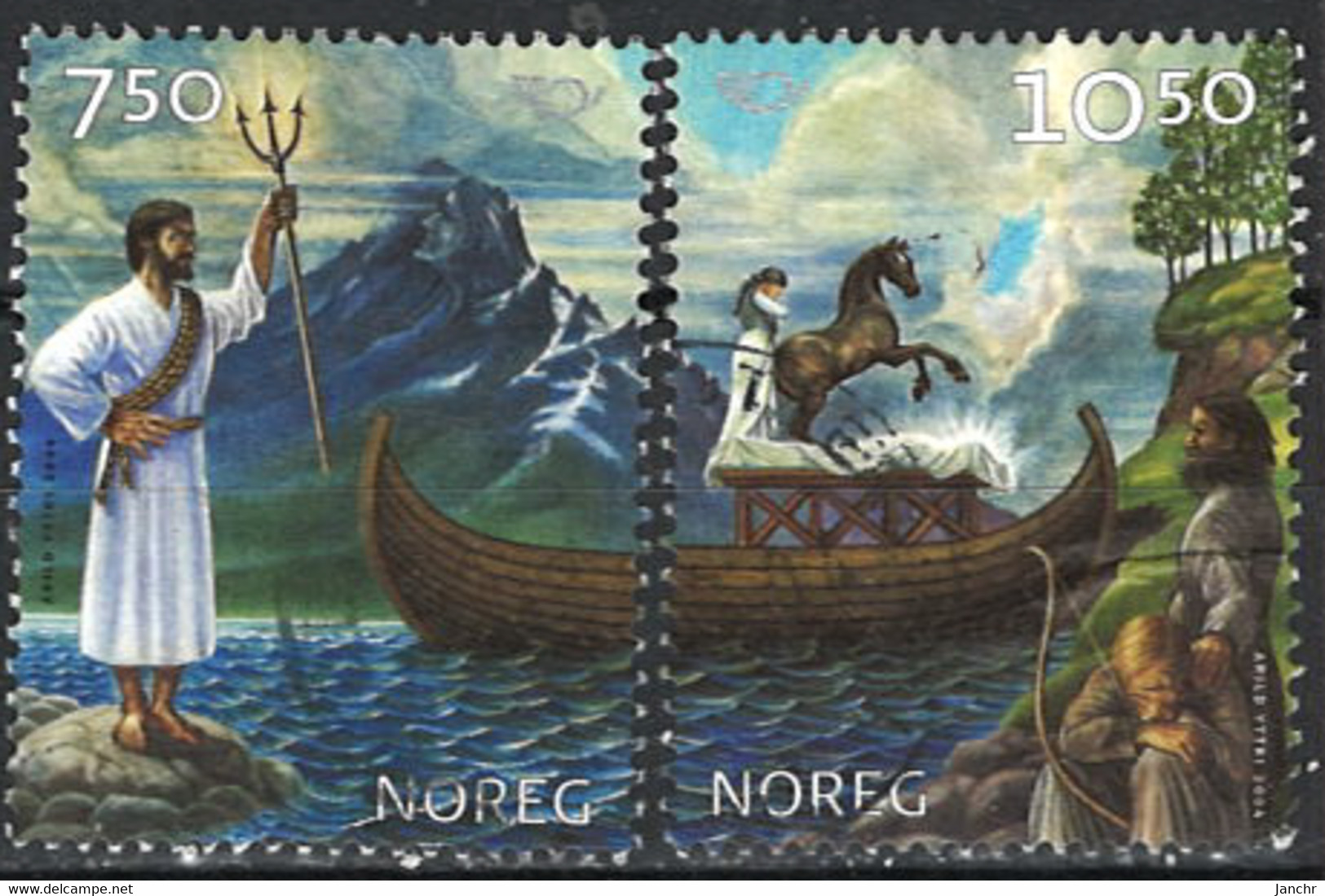 Norwegen Norway 2004. Mi.Nr. 1500-1501, Used O - Used Stamps