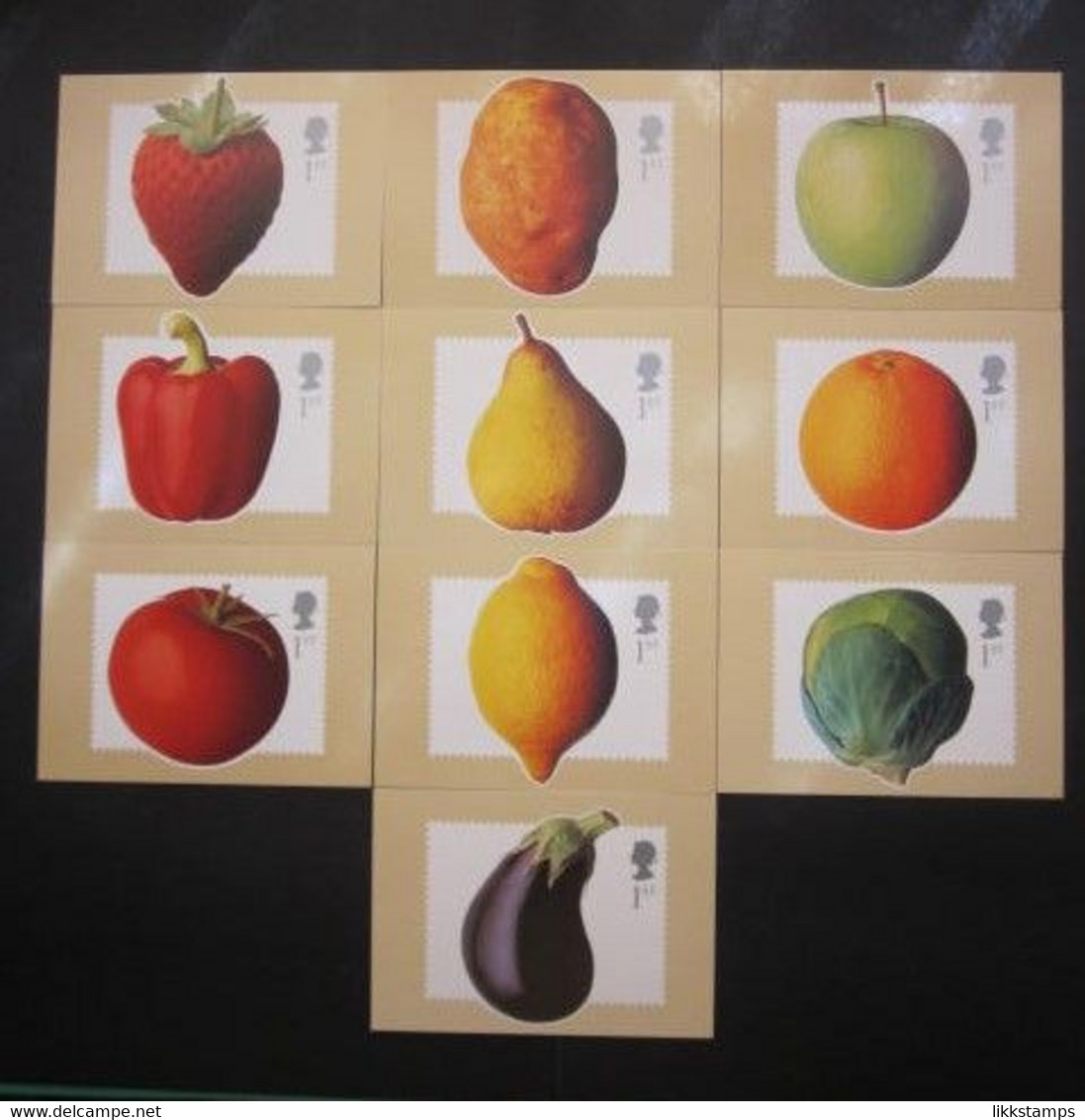 2003 FRUIT AND VEGETABLES P.H.Q. CARDS UNUSED, ISSUE No. 251 (B) #00883 - Cartes PHQ