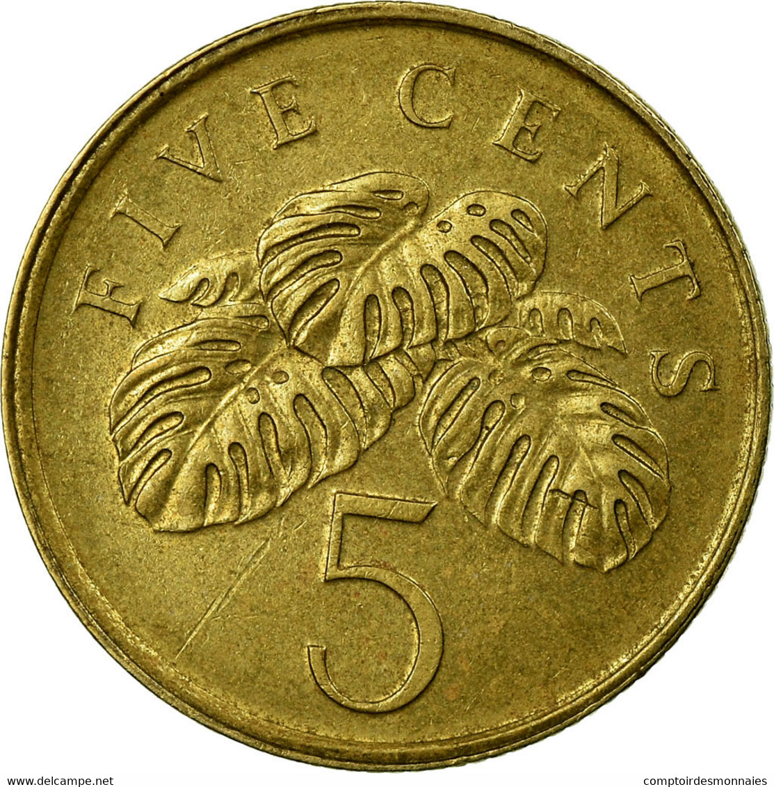 Monnaie, Singapour, 5 Cents, 2003, Singapore Mint, TTB, Aluminum-Bronze, KM:99 - Singapour