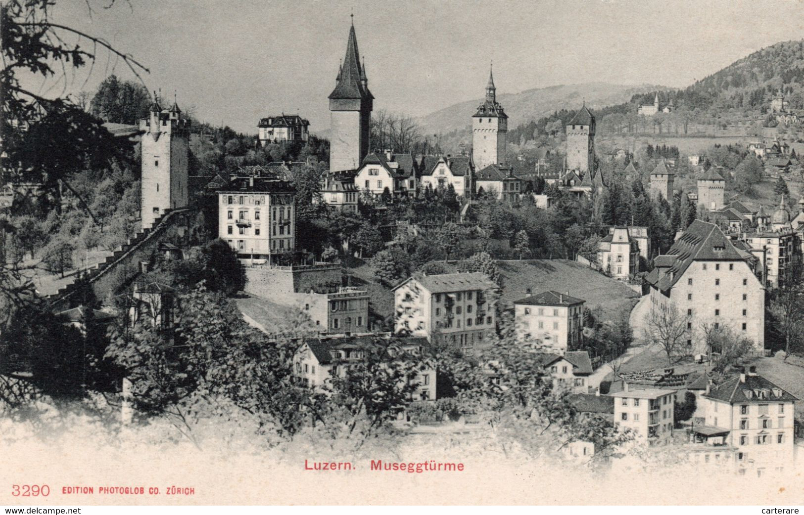 SUISSE,SWITZERLAND,SVIZZERA,SCHWEIZ,HELVETIA,SWISS,LUZERN,LUCERNE,1900 - Lucerne