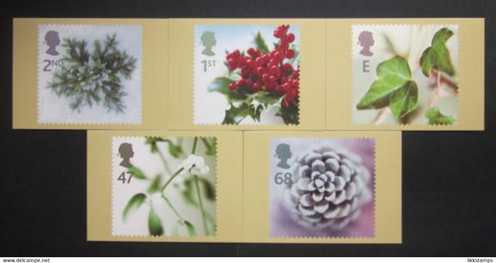 2002 CHRISTMAS P.H.Q. CARDS UNUSED, ISSUE No. 248 (B) #00889 - Tarjetas PHQ