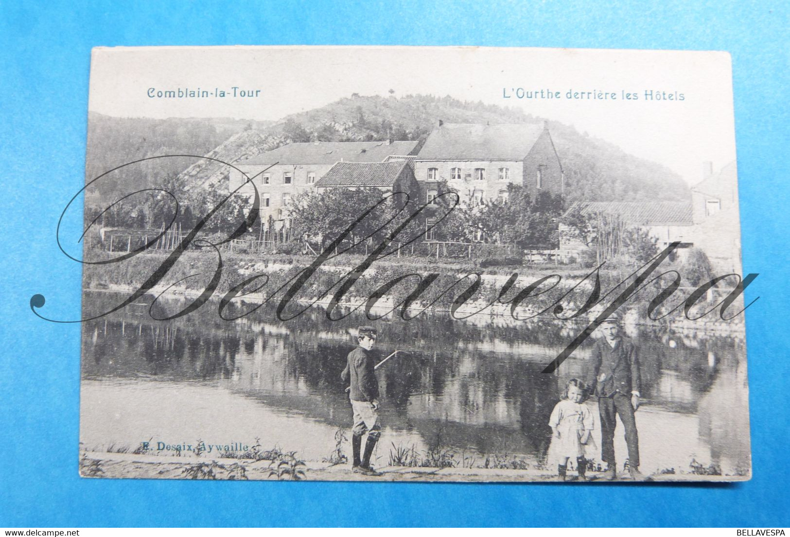 Comblain-la-Tour - L'Ourthe Derrière Les Hôtels Hamoir. EditV Desaix Aywaille 1910 - Hamoir