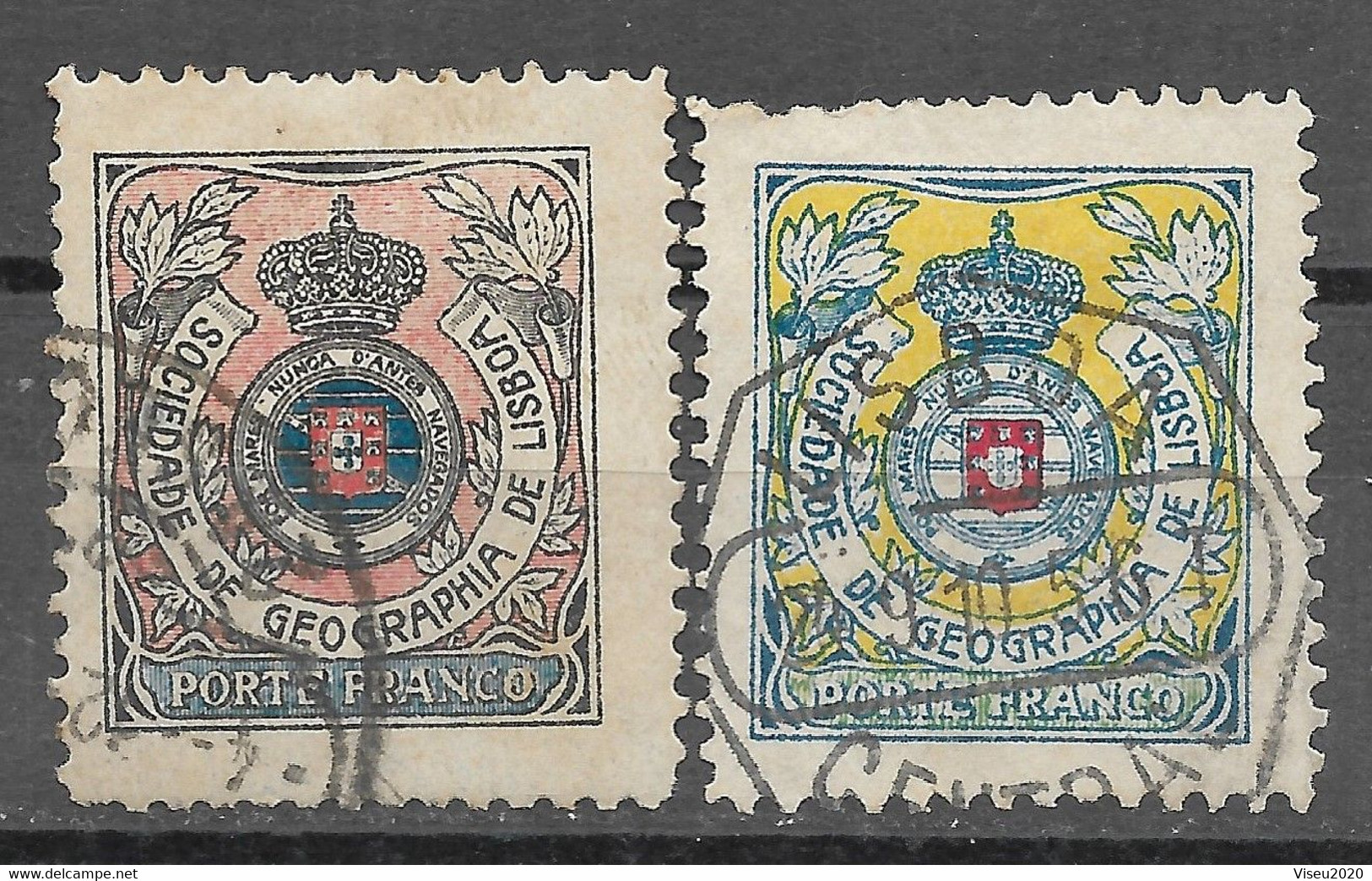 SOCIEDADE De GEOGRAFIA De LISBOA 1903-1909 - Afinsa 01-02 - Used Stamps