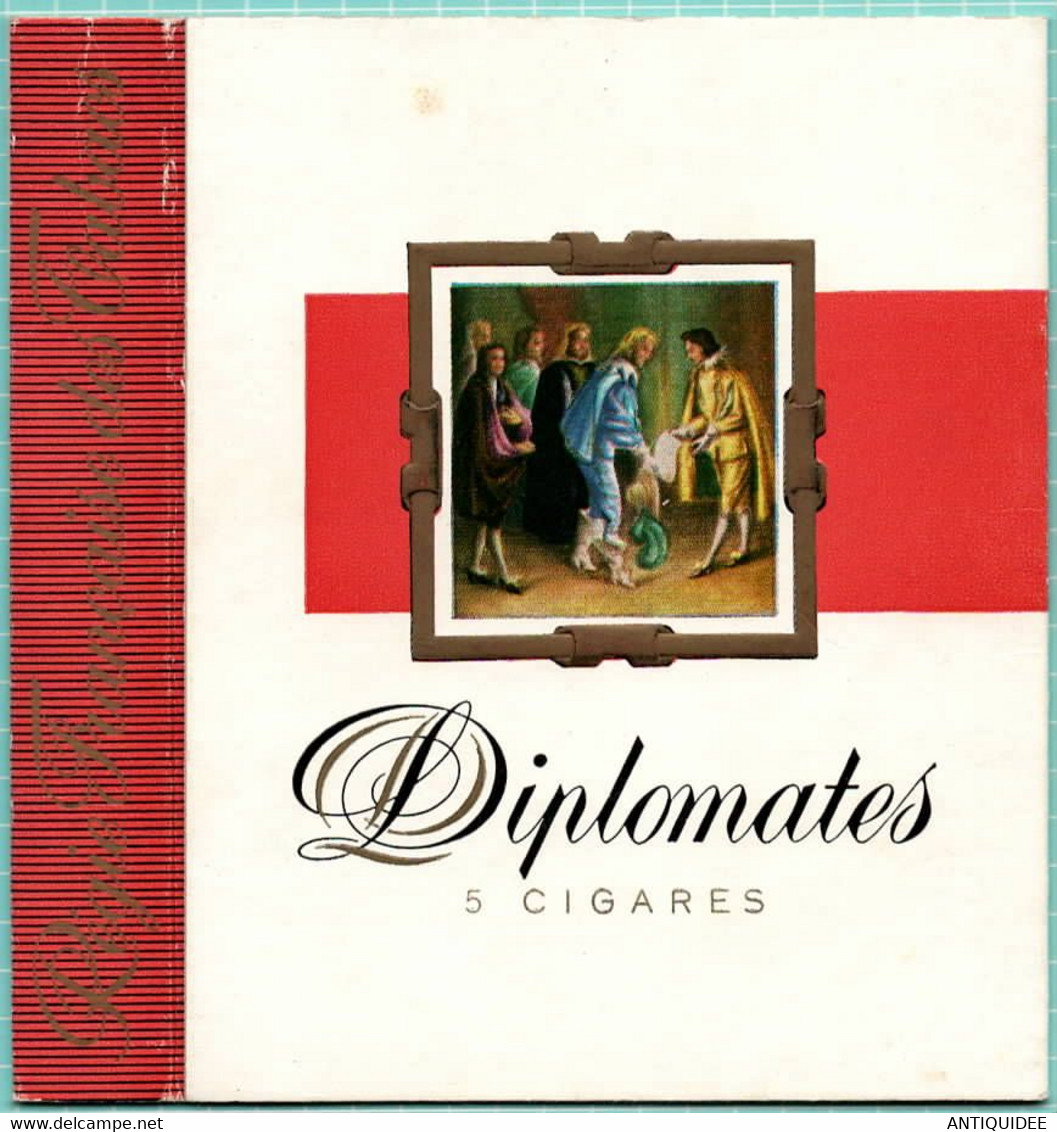 Boite à Cigares De Marque DIPLOMATES Des Années 1969-1970 - - Zigarrenetuis