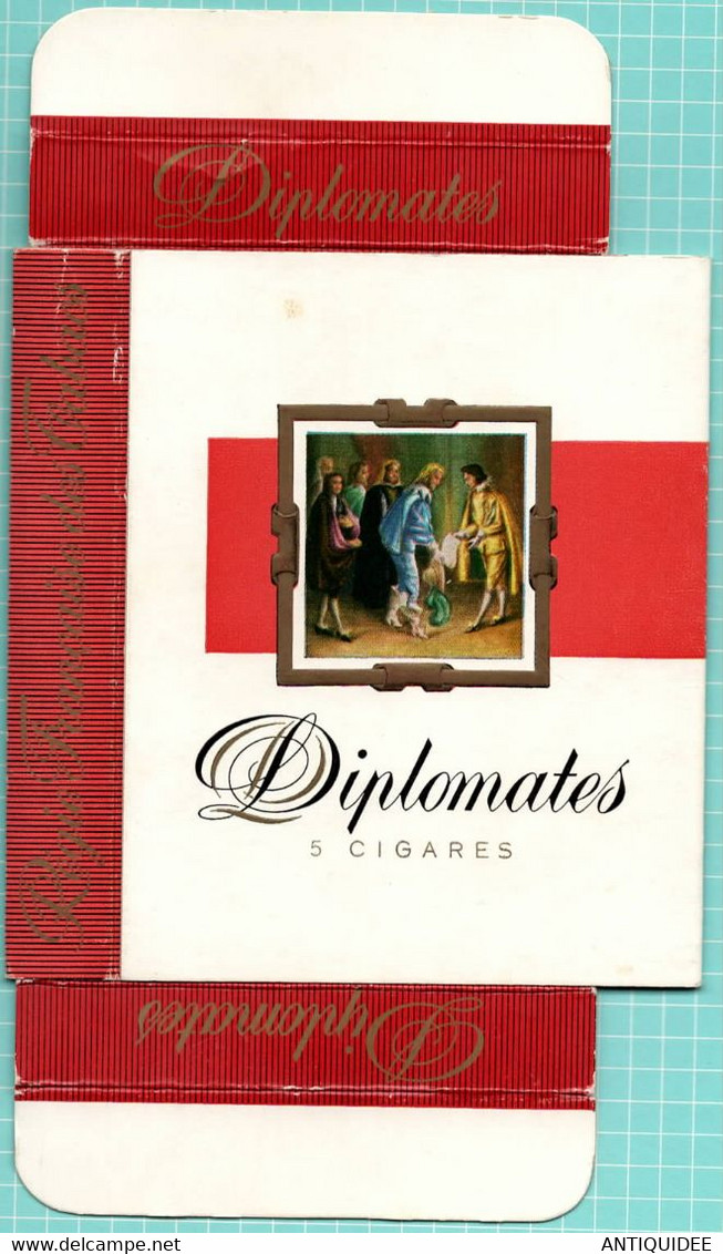 Boite à Cigares De Marque DIPLOMATES Des Années 1969-1970 - - Estuches Para Puros