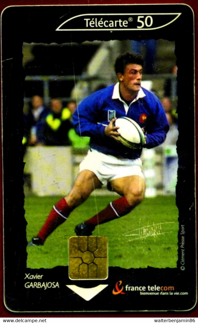 SCHEDA TELEFONICA PHONECARD P 1121 FRANCE 2001 RUGBY GARBAJOSA 2^A QUALITÀ - 2001