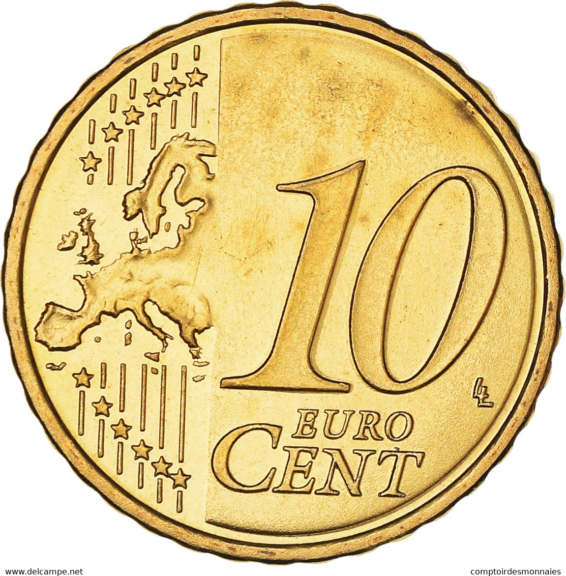 Chypre, 10 Euro Cent, Kyrenia Ship, 2008, FDC, Or Nordique - Cyprus