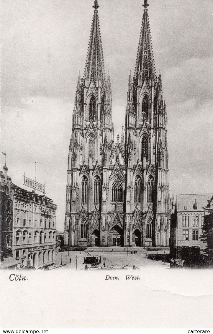 ALLEMAGNE,GERMANY,DEUTSCHLAND,KOLN,KOELN,COLOGNE,COLN,1900,HOTEL SAINT PAUL - Köln