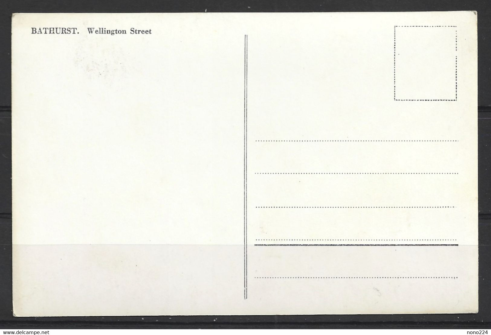 Carte P De 1914 ( Bathurst / Wellington Street ) - Gambie