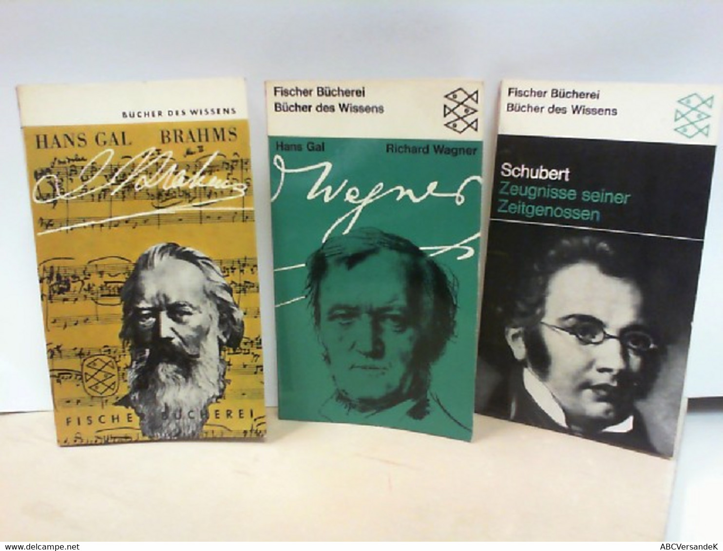 Konvolut Bücher Des Wissens 3 Bücher : Johannes Brahms, Werk Und Persönlichkeit - Richard Wagner, Versuch Eine - Music
