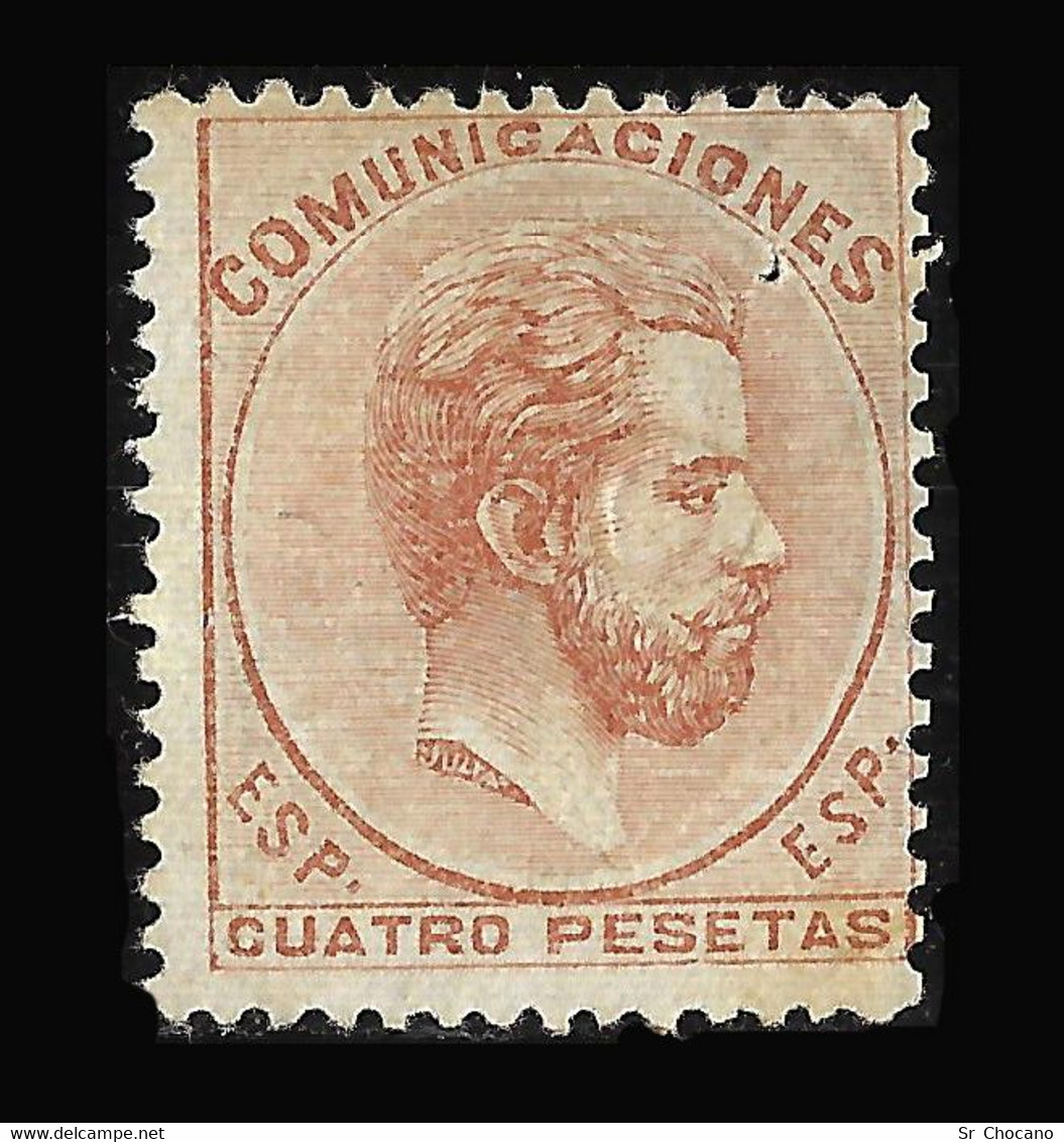 España.Amadeo I.1872.4p.MNG Edifil 128 - Unused Stamps