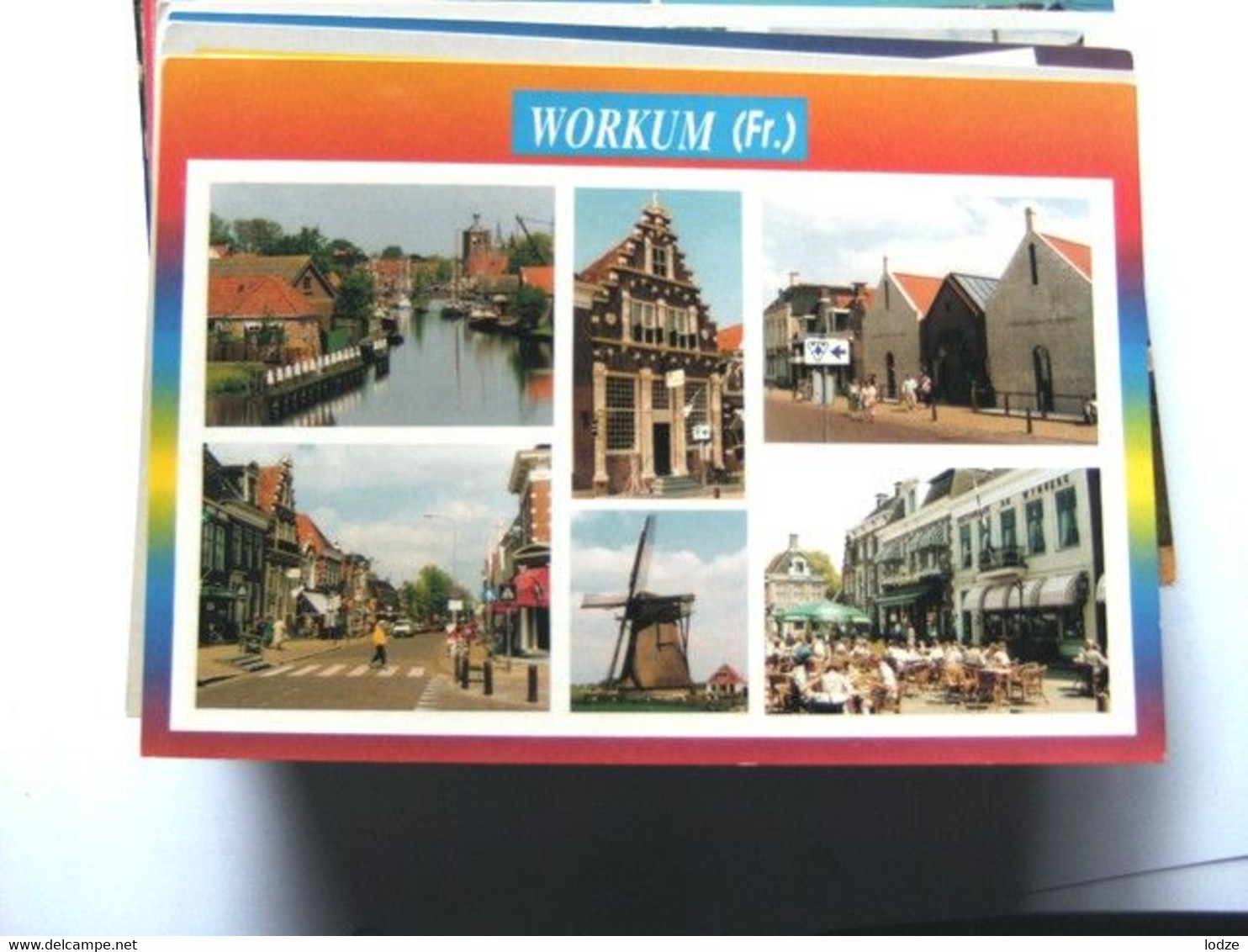 Nederland Holland Pays Bas Workum Met Kenmerkende Beelden - Workum