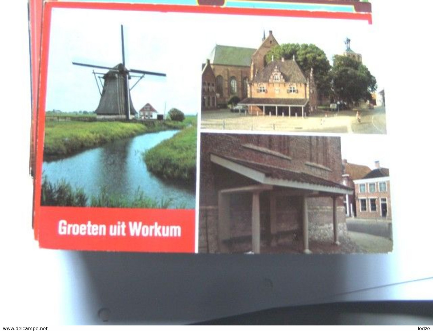 Nederland Holland Pays Bas Workum Stadje En Molen - Workum