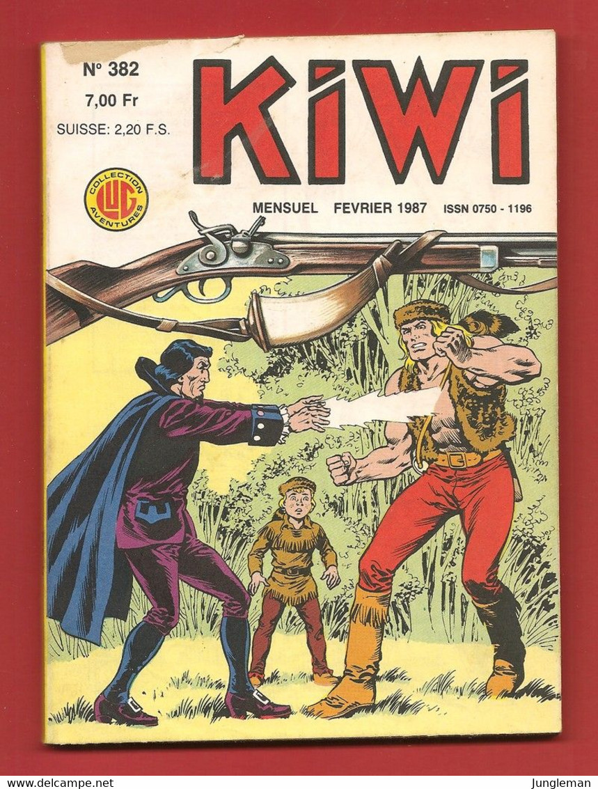 Kiwi N° 382 - Editions Lug - Avec Blek Le Roc Et Lone Wolf - Février 1987 - BE - Kiwi