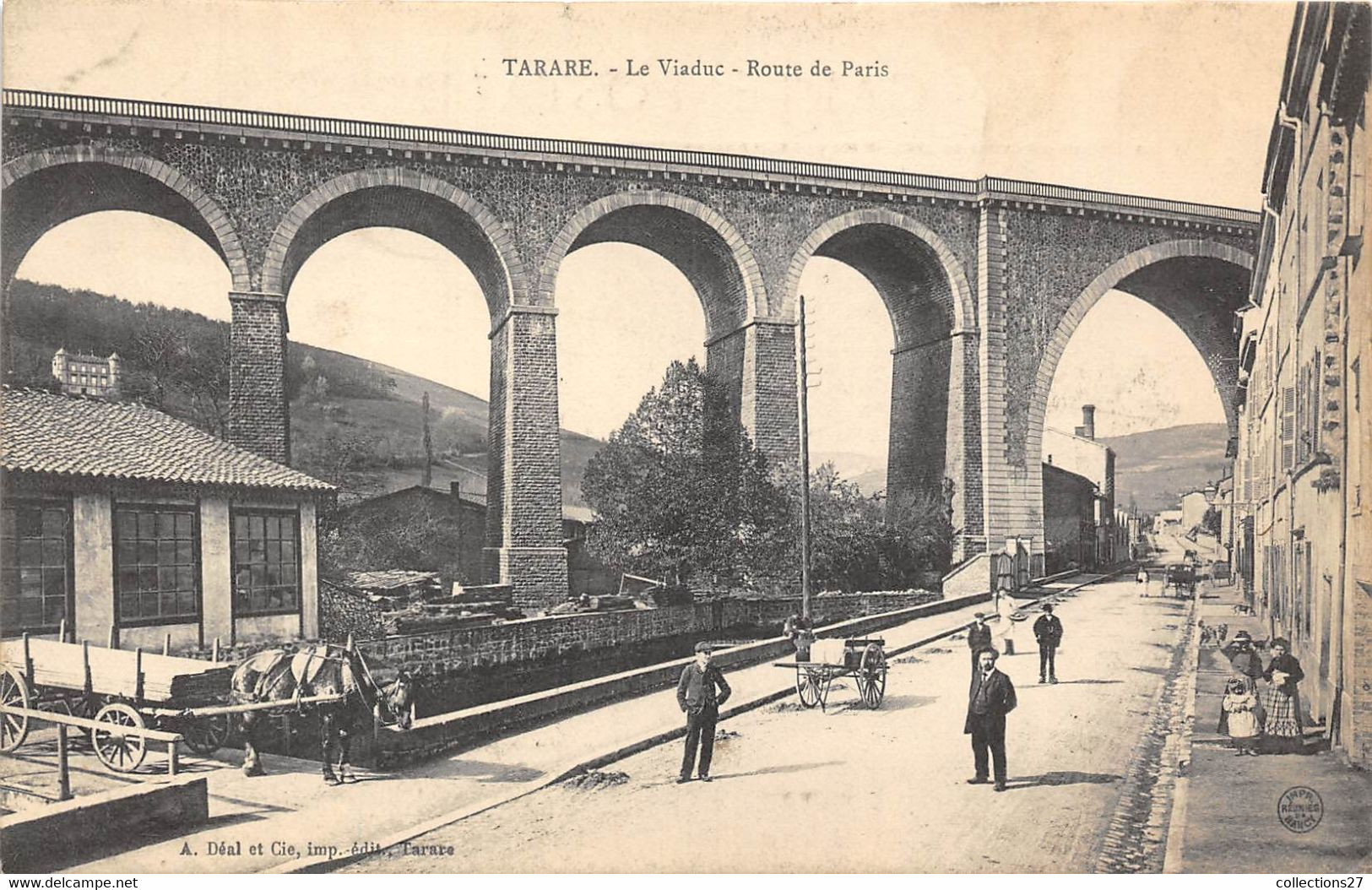 69-TARARE-LE VIADUC - ROUTE DE PARIS - Tarare