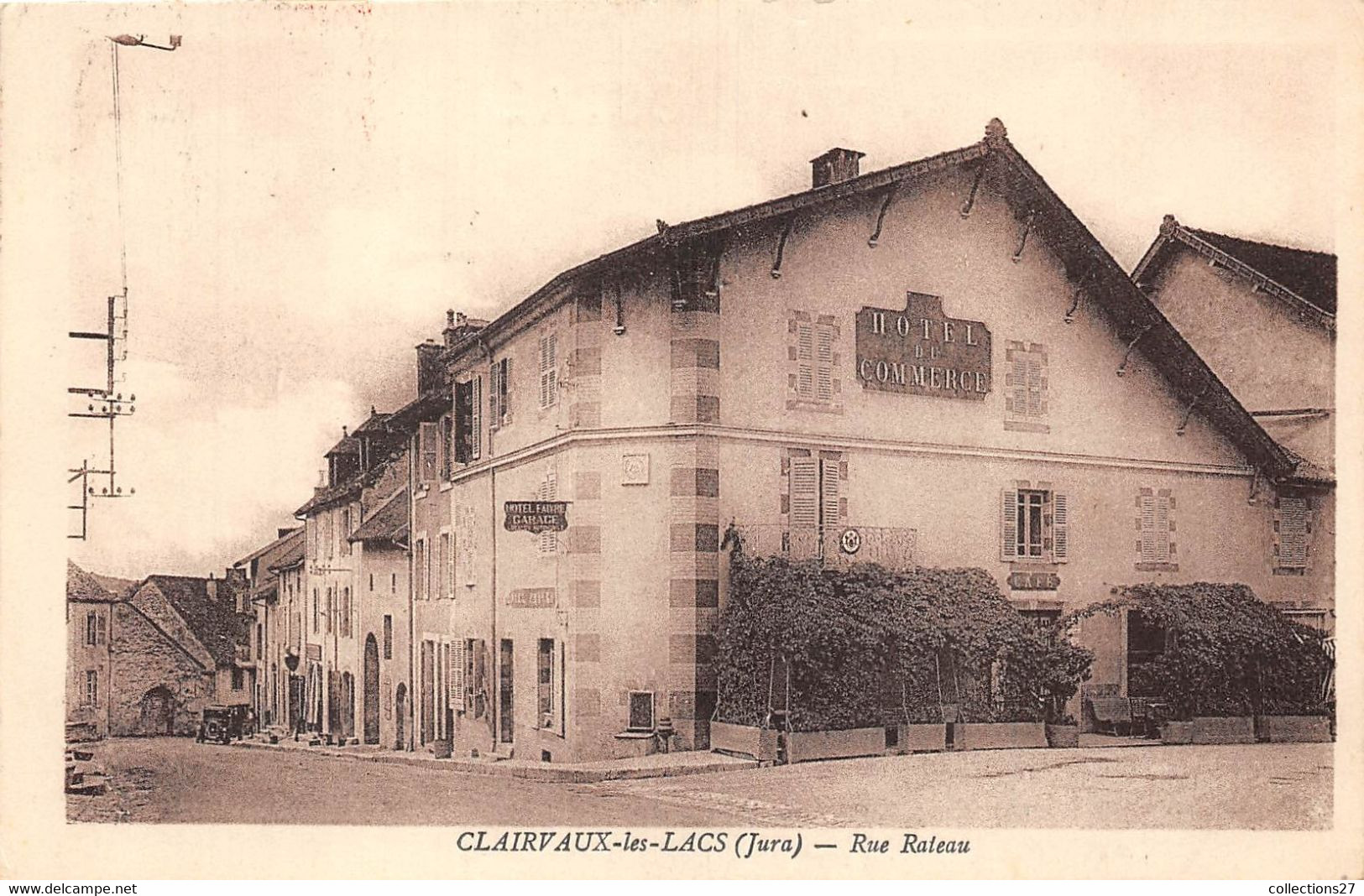 39-CLAIRVAUX-LES-LACS- RUE RATEAU - Clairvaux Les Lacs