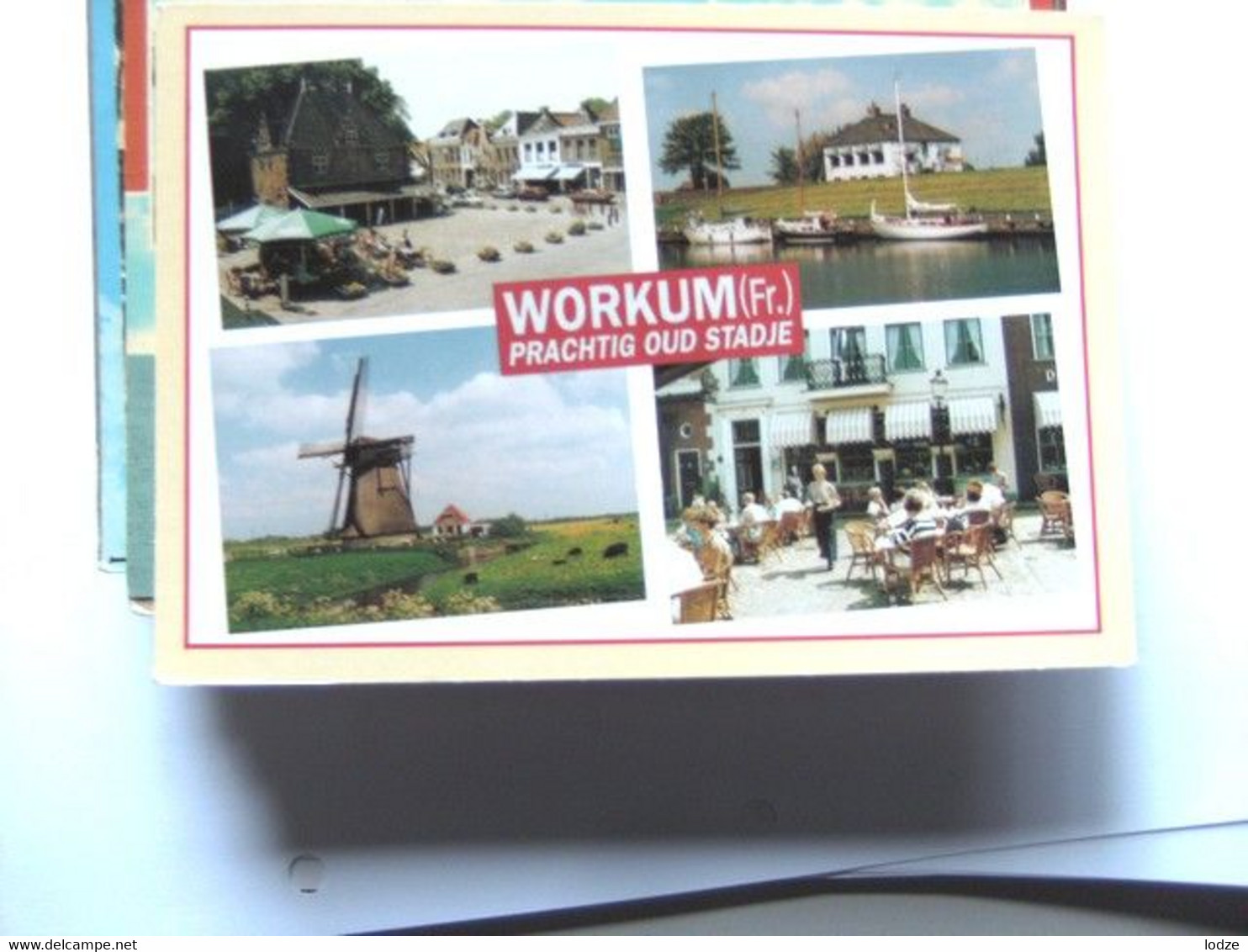 Nederland Holland Pays Bas Workum Met Terras En Ander Moois - Workum