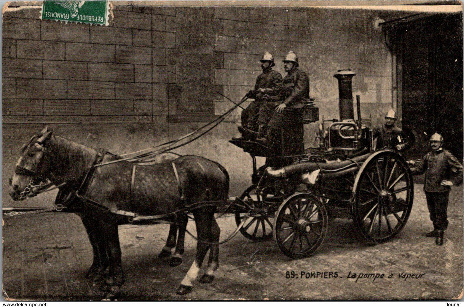 Métier Sapeurs Pompiers - La Pompe à Vapeur - Pompieri