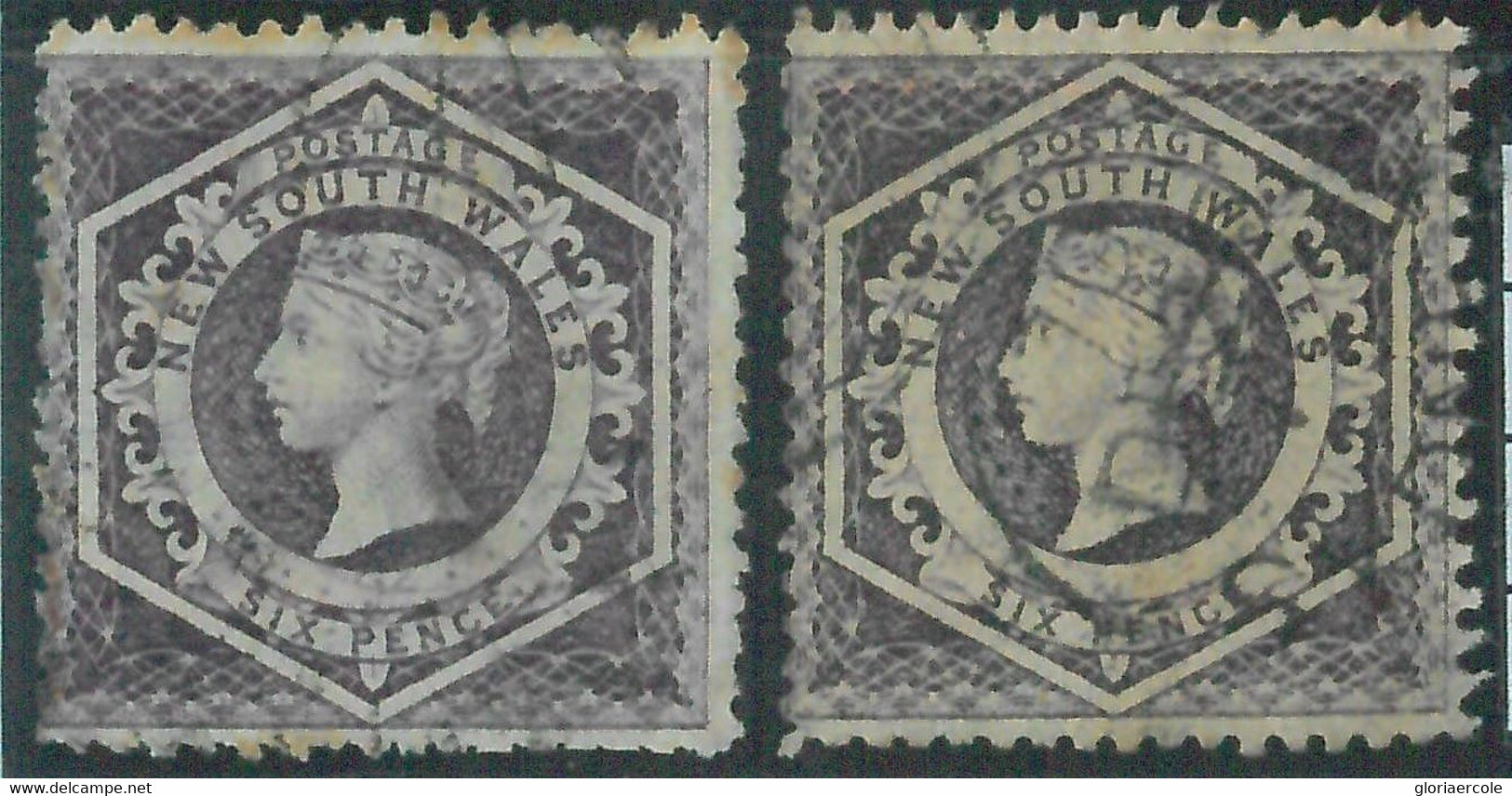 88410 - AUSTRALIA: New South Wales - STAMP - Set Of 2  Six Pence -  Used - Sonstige & Ohne Zuordnung