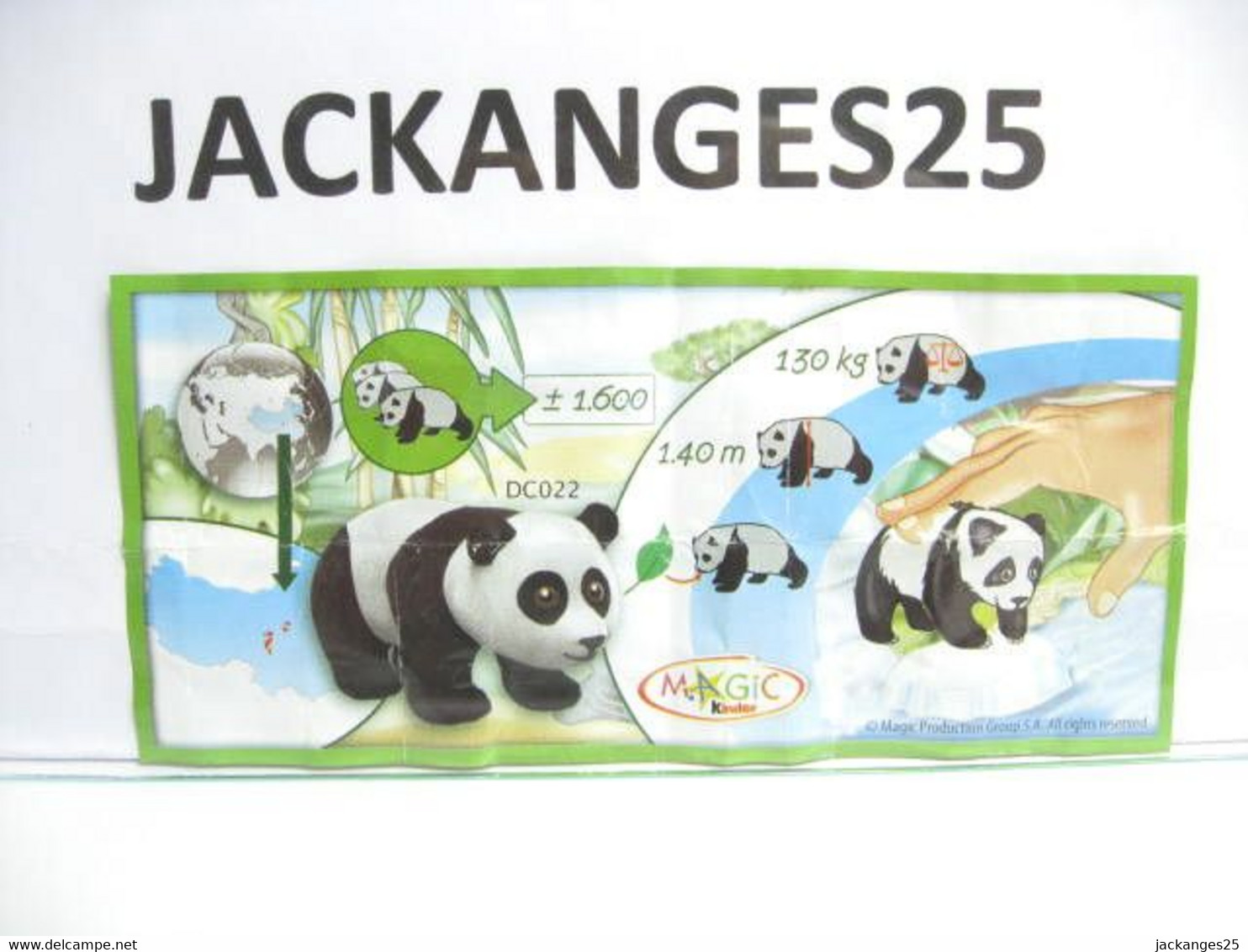 KINDER MPG DC 022 PANDA ANIMAUX NATOONS TIERE 2011 + BPZ - Families