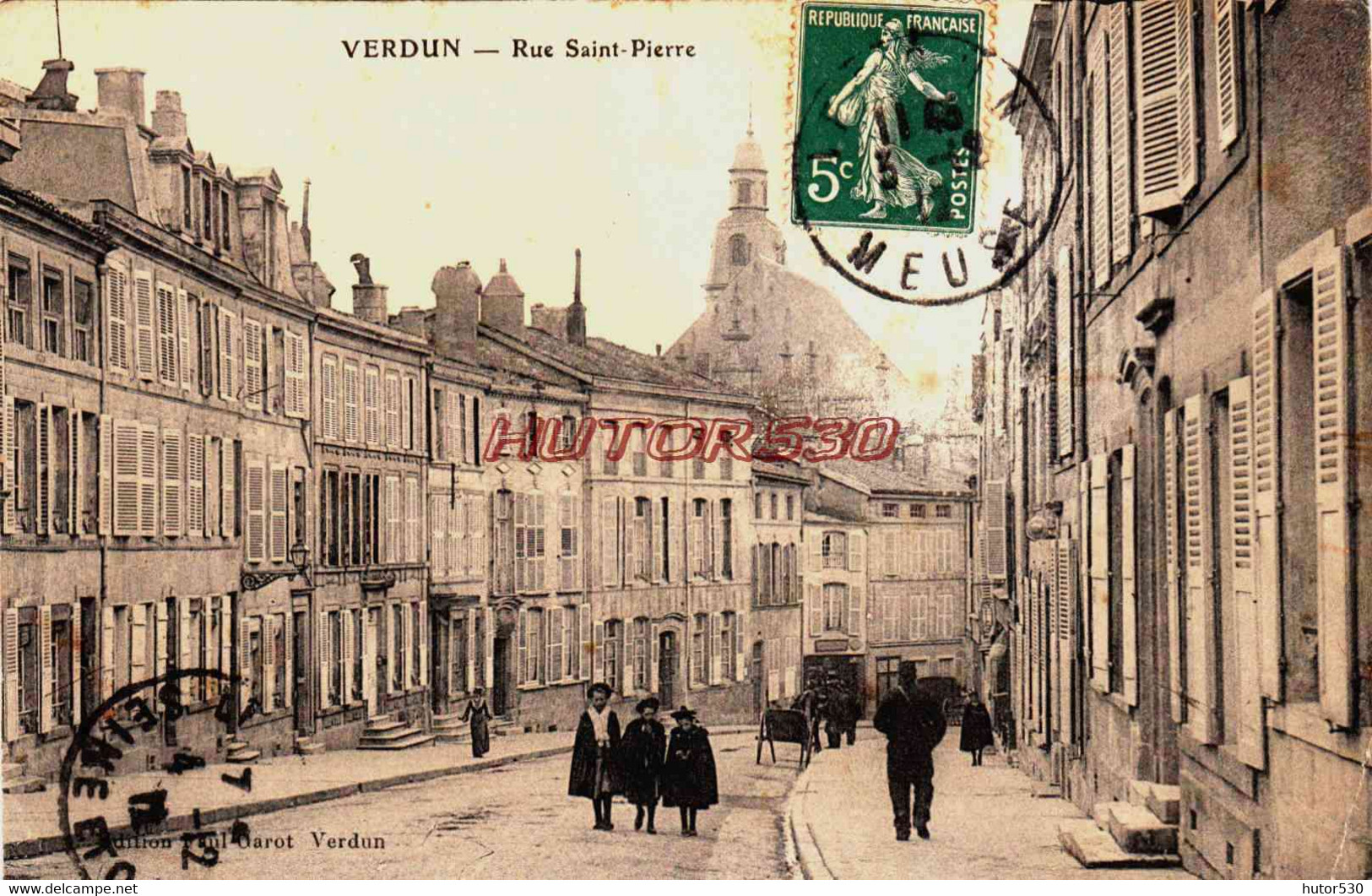 CPA VERDUN - MEUSE - RUE SAINT PIERRE - Verdun