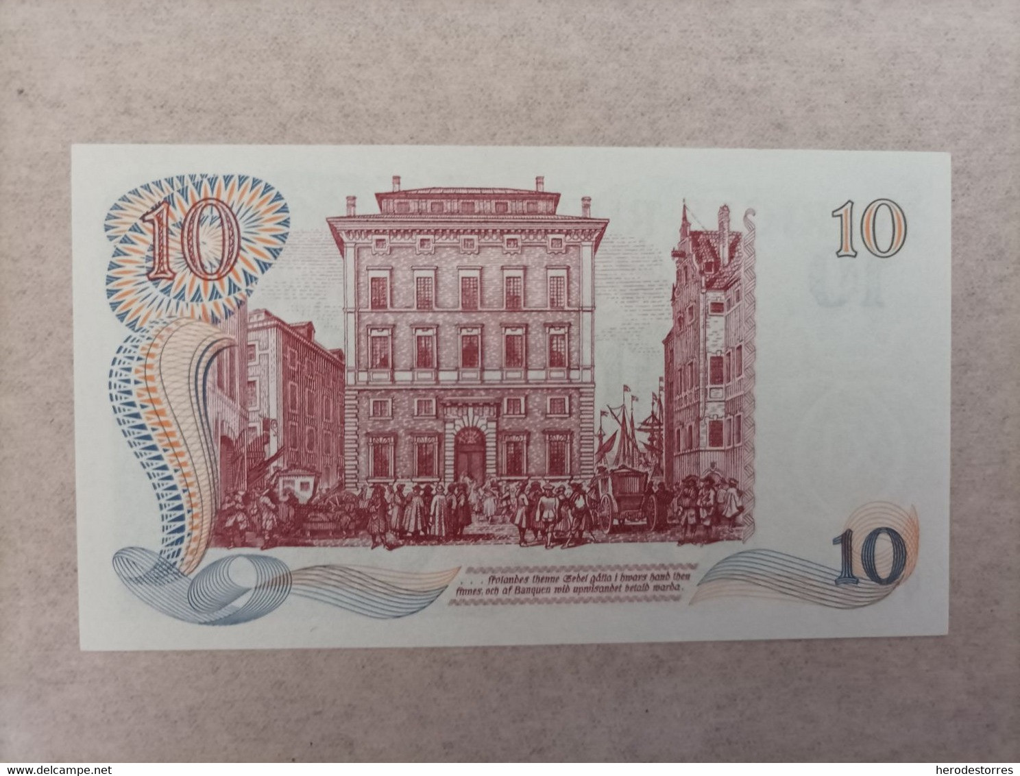 Billete De Suecia De 10 Kronor, Año 1968, UNC - Svezia